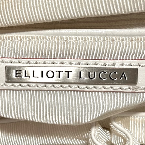 Gently Used ELLIOT LUCCA Woven Leather Satchel - Picture 7 of 10